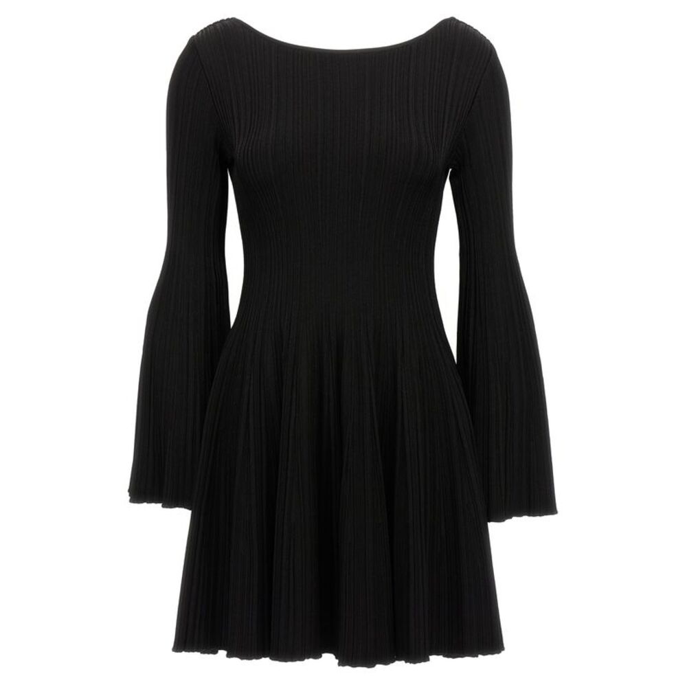 ANTONINO VALENTI Black Viscose Mini Women's Skirt